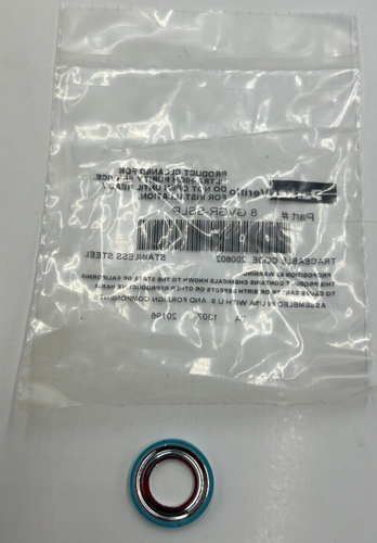 (QTY 5) Parker 8 GVGR-SSLP Wave Stainless Steel Sealing Gasket 1/2 VCR .71" OD - 第 1/6 張圖片