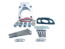 Silver Billet Aluminum Throttle Body Spacer Fit 01-05 Honda Civic 1.7L D17A 