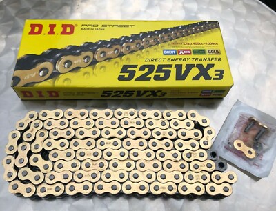 ダモ氏 Chain DID 525 Vx3 X-ring 124 Links Endless XRV 750 Africa