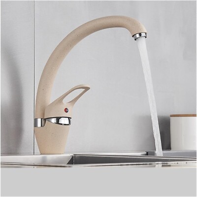 Miscelatore Rubinetto Cucina Canna Curva Lavello Monocomando Avena - Foto 11