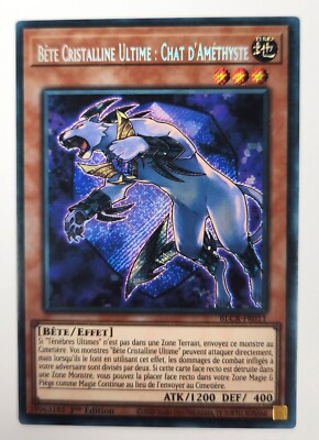 Yu-Gi-Oh! Karte - Ultimative Kristallbestie: Amethystkatze - BLCR-FR011