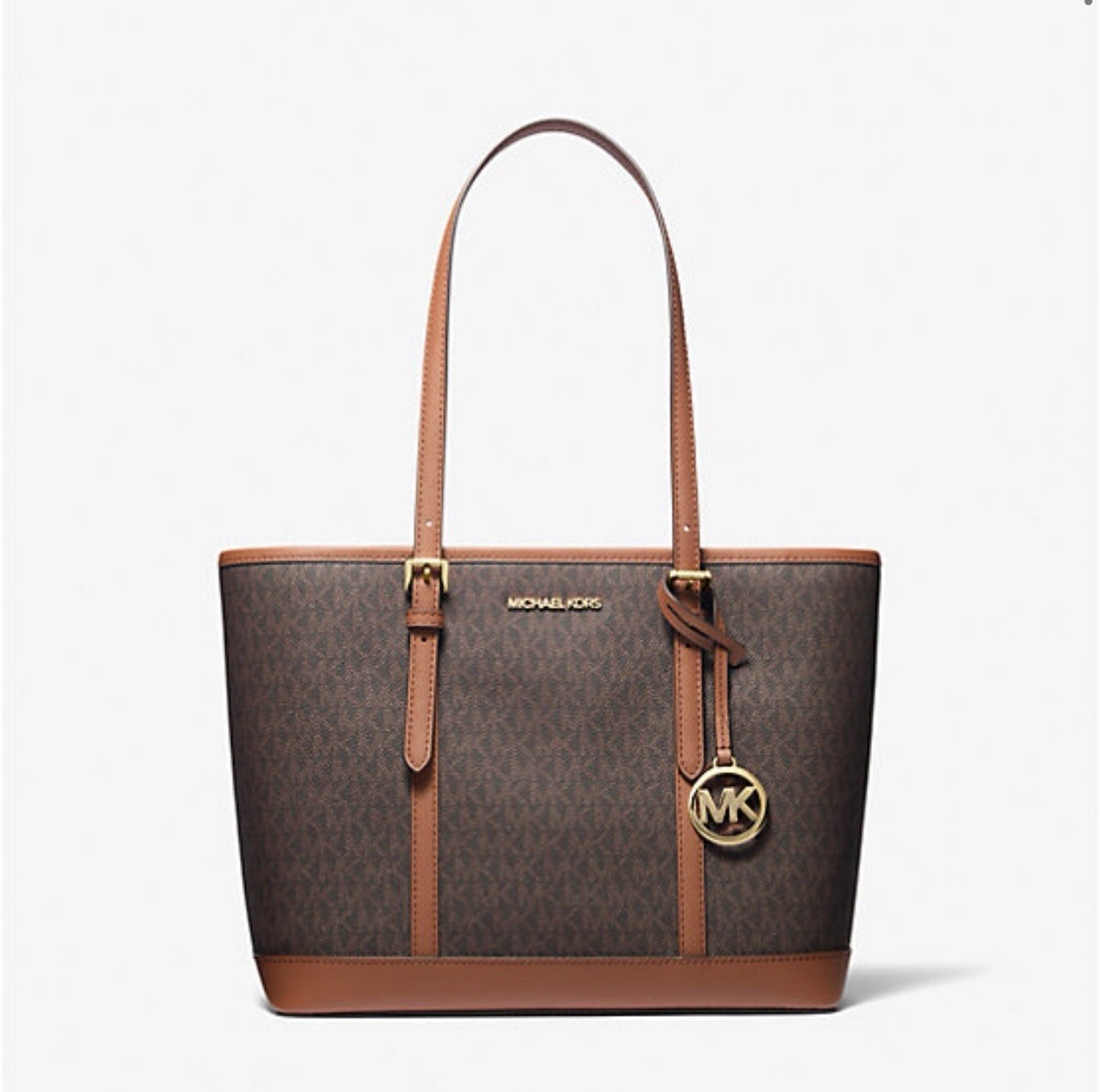 Jet Set Travel Small Logo Top-Zip Tote Bag. Original $448
