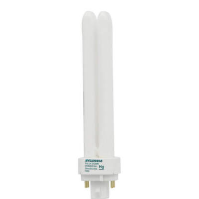 LEDVANCE/ SYLVANIA CF26DD/E/841/ECO Plug-In CFL Bulb,26W,1710 lm,4100K 56GK85 PK