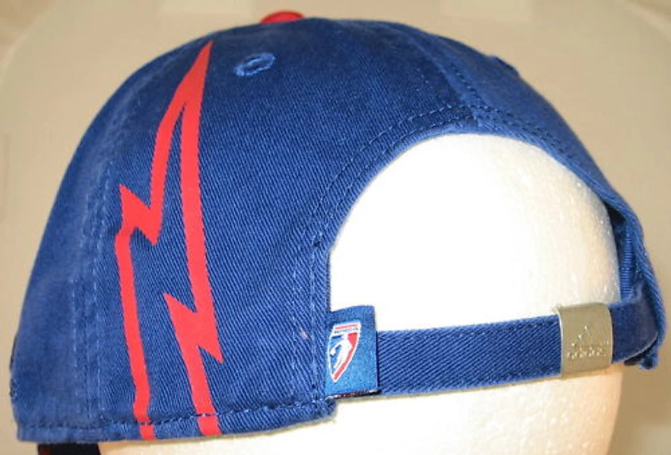 WNBA Detroit Shock Blue Women's Adjustable Slouch Hat By adidas - Image 3 of 3