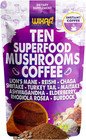 WIXAR Superfood Mushroom Coffee - Instant Coffee Powder, Ten Superfood Extracts