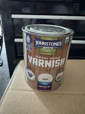 Johnstone's Woodcare Indoor Wood Varnish - Clear 750ml