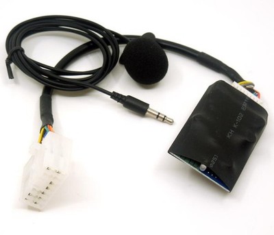 Car Bluetooth MIC Adapter AUX Audio Cable 5+7 Pin For Toyota Camry Corolla Lexus