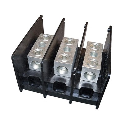 MERSEN MPDB67003 Power Distr Block,Al,1000V AC/DC 25CC18