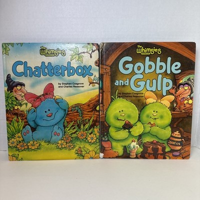 The Whimsies Gobble And Gulp Chatterbox Hardcover Book Lot Stephen Cosgrove 1985