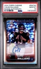 Caleb Williams - 2024 Topps Chrome Rookie Refractor Auto - PSA 10