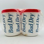 Budweiser Bud Dry Styrofoam Can Koozies 4 Pack Sealed 1990s Vintage Lifoam — photo 2