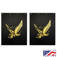 Gold Eagle 316 Mud Flaps Poly 24 X 30 Semi Truck Mud Flap Pair Black