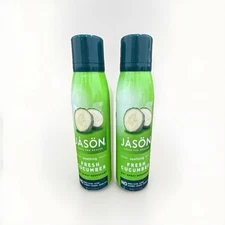LOT OF 2 -JASON (Greek for Healer) Soothing FRESH CUCUMBER Dry Spray Deodorant