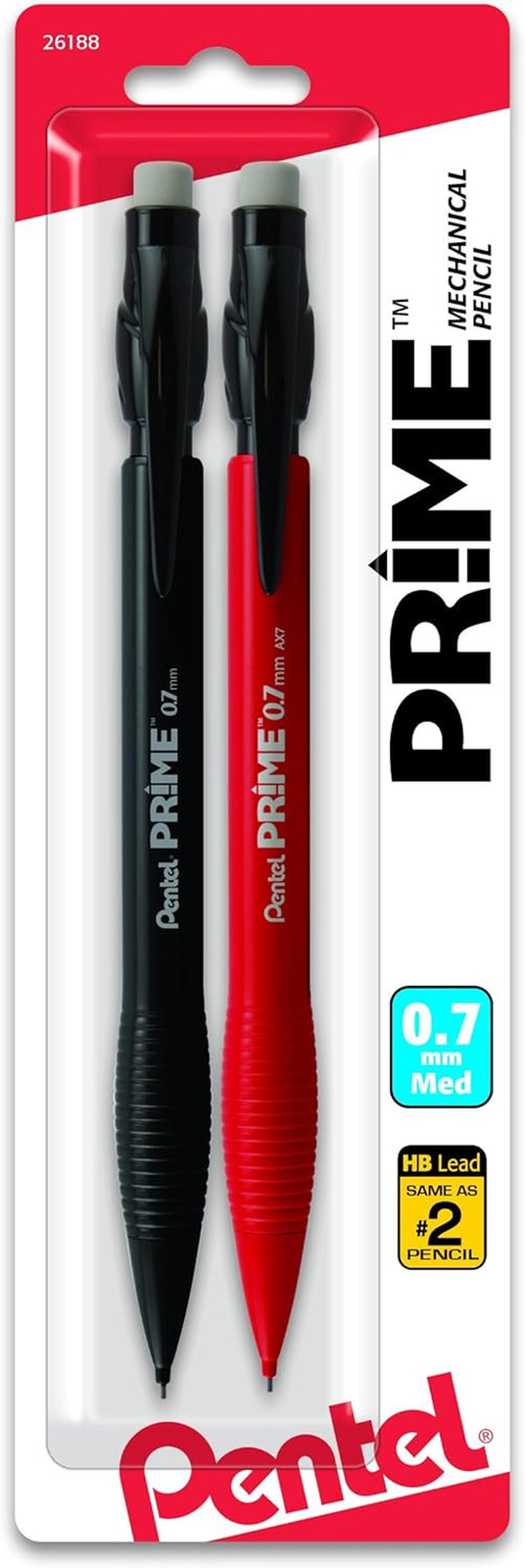 0.7mm Assorted Barrel Colors, Pack Of 2 (ax7bp2)