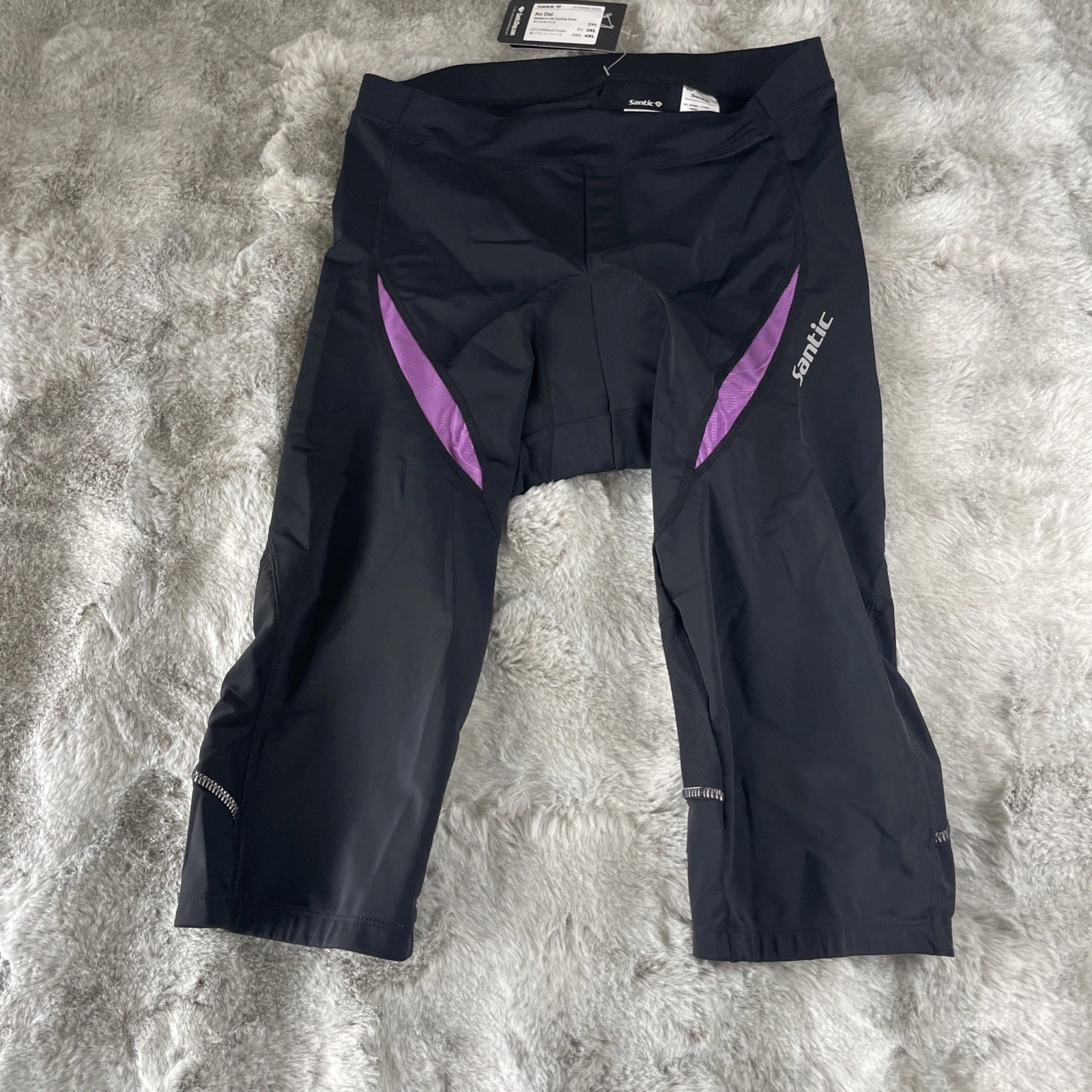 Women’s Santic 3/4 cycling padded pants. Purple & black Size XXL ,NWT-0183
Opens in a new window or