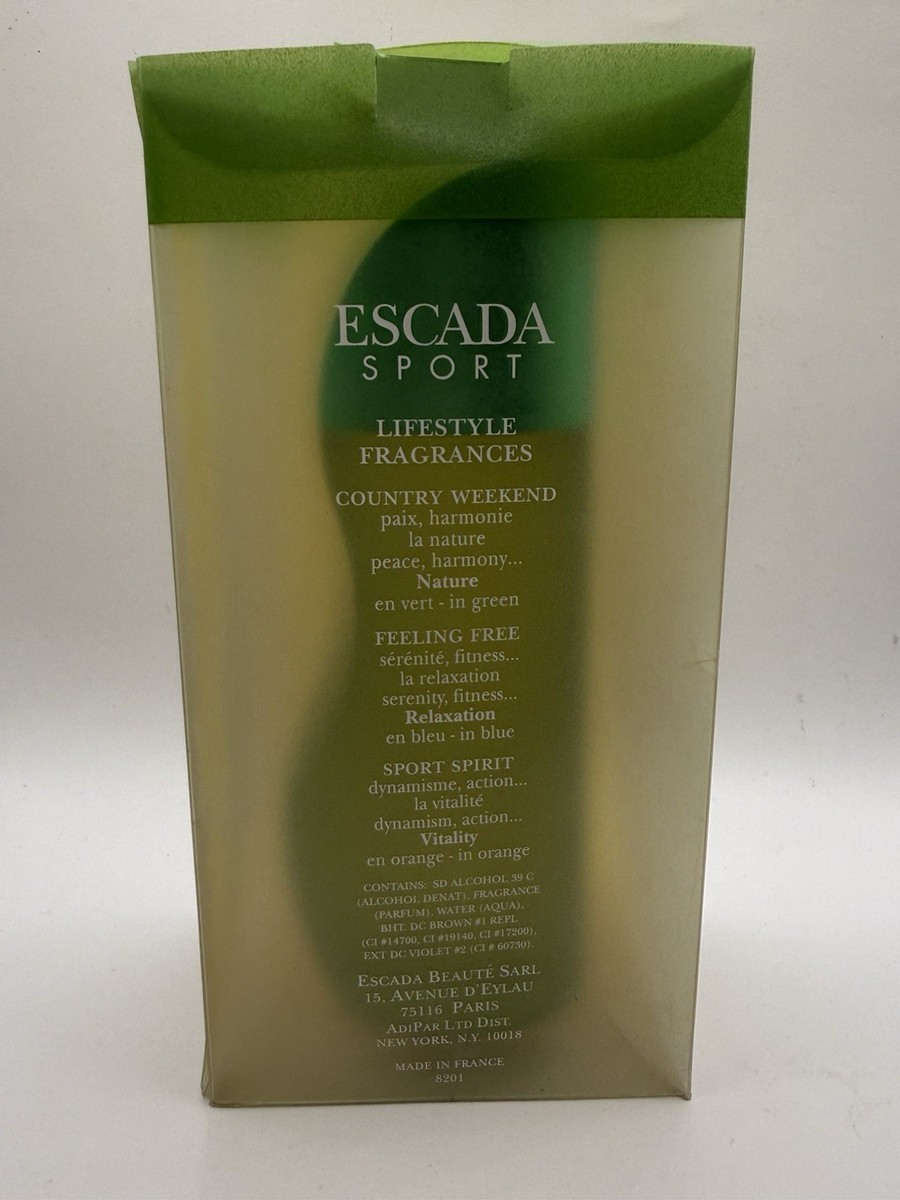 廃盤　ESCADA　エスカーダ　スポーツ カントリー ウィークエンド　100ml ESCADA SPORT Country Weekend 3.4oz 100ml Women EDT Vintage - NEW