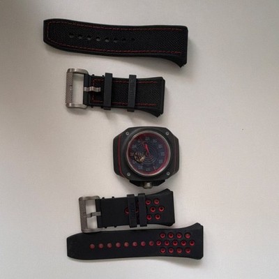 Gorilla Fastback GT Automatic Cushion Watch 100m Exhibition Back Extra Straps