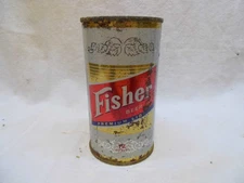 FISHER PREMIU LIGHT FLAT TOP BEER CAN~GENERAL BRG, SAN FRANCISCO, CAL