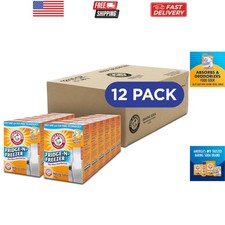 Baking Soda Fridge-n-Freezer Odor Absorber, Orange 14 oz, Pack of 12