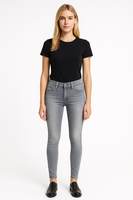 Diesel Slandy Damen Jeans W28 L32 – Super Slim, Regular Waist, Grau M2