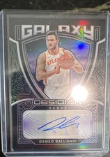 2020-21 Panini Obsidian - Galaxy Auto Danilo Gallinari Electric Etch Purple /75 