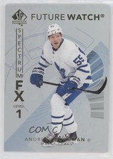 2017-18 SP Authentic Spectrum FX Future Watch Level 1 Bounty Andreas Borgman fd4