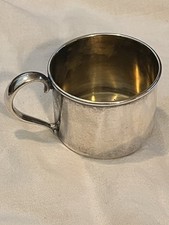 Oneida Silversmiths Child's Silver-plate Gold Wash Inside the Cup