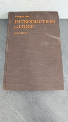 Introduction to Logic by Irving M. Copi - 1968 Hardcover 3rd Edition 