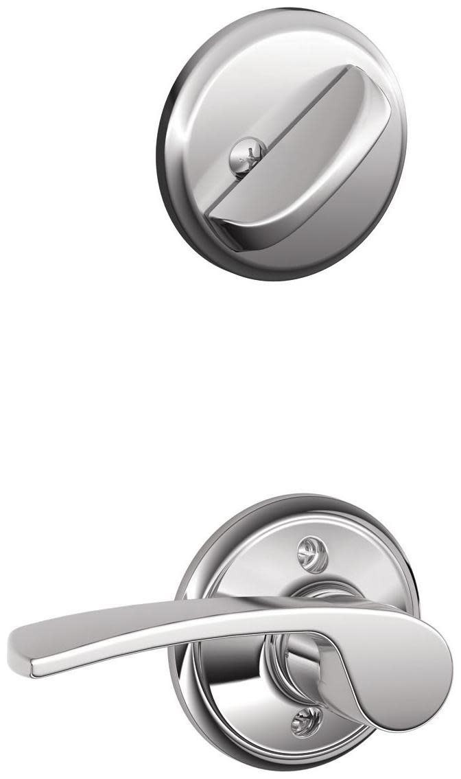 Schlage F59-MER-RH Merano Right Handed Chrome Single Cylinder Interior Door Lock
