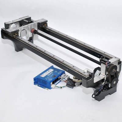 THK/Danaher Motion Linear Actuator 1 Axis 48cm Travel SR15 w/ Step Motor Drive