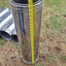 (1) Hart & Cooley 7”x 32” Chimney Pipe Insulated type HT