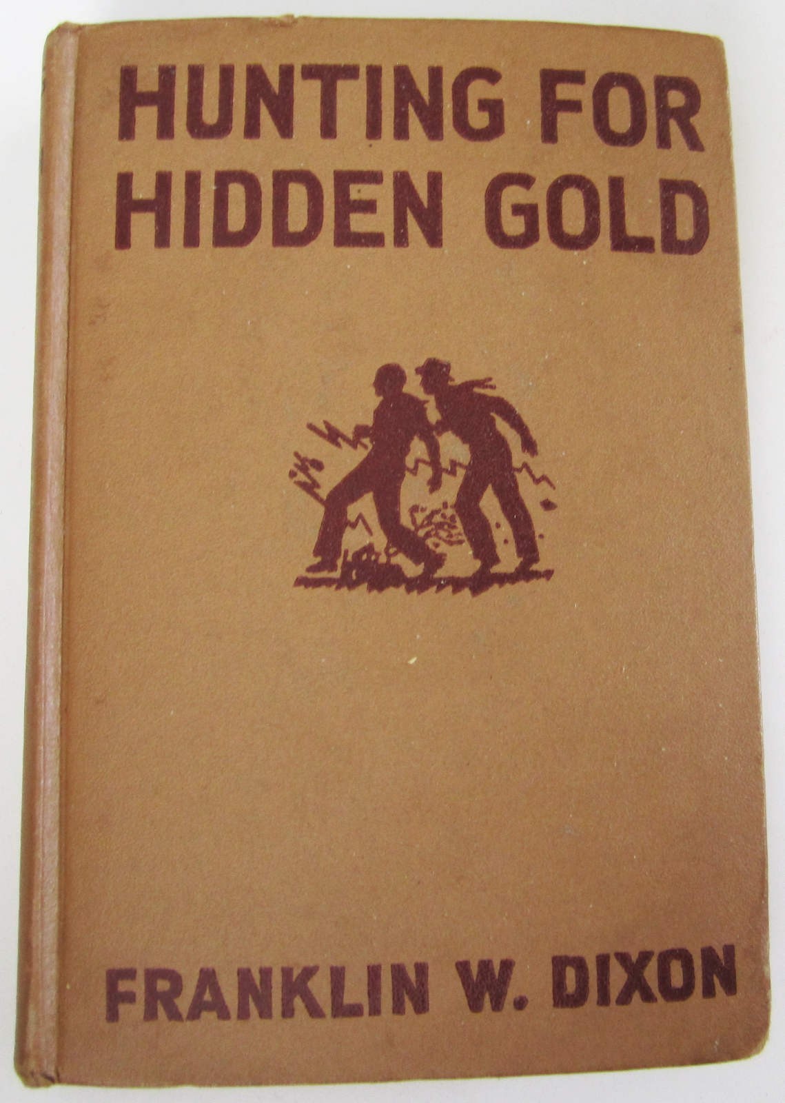 Hardy Boys Hunting For Hidden Gold Hardcover 5 1950 Mystery Book No DJ Gretta EP