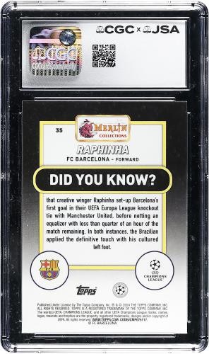 Autographed FC Barcelona Card Fanatics Authentic COA Item#14755702 view 2