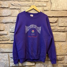 Vintage 1996 Northwestern Rose Bowl Nutmeg Mills Sweatshirt Size L