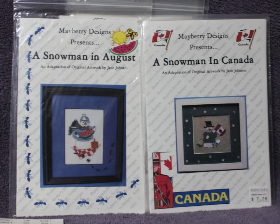 CHRISTMAS PATTERN LOT of 15 cross stitch Prairie Schooler & more all listed - Image 3 of 4