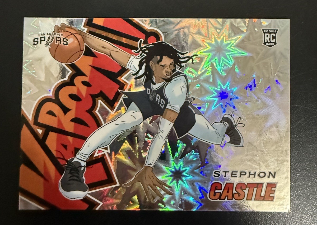 2024-25 Panini Revolution #19 Stephon Castle (RC) Horizontal Kaboom! SSP