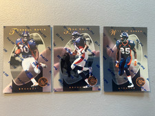 (x3) 1997 Pinnacle Certified - BRONCOS  Terrell Davis / Rod Smith / Willie Green