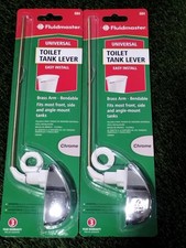 2 Fluidmaster 684 Universal Chrome Toilet Tank Lever