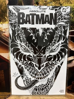 ABSOLUTE BATMAN #20 Zoe Lacchei Negative Joker Trinity Exclusive LTD 888  