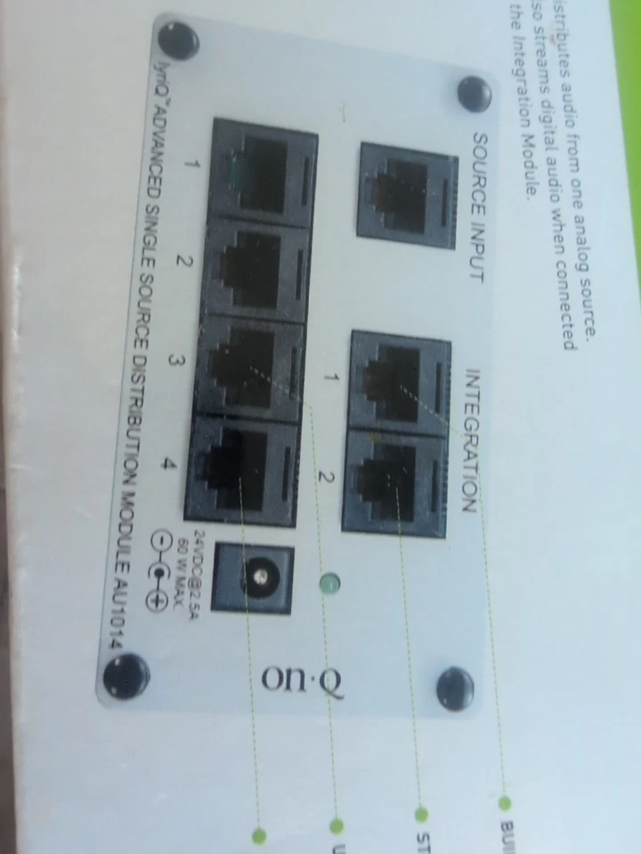 Módulo avanzado de fuente única On-Q Legrand lyriQ AU1014  Foto 2 de 4