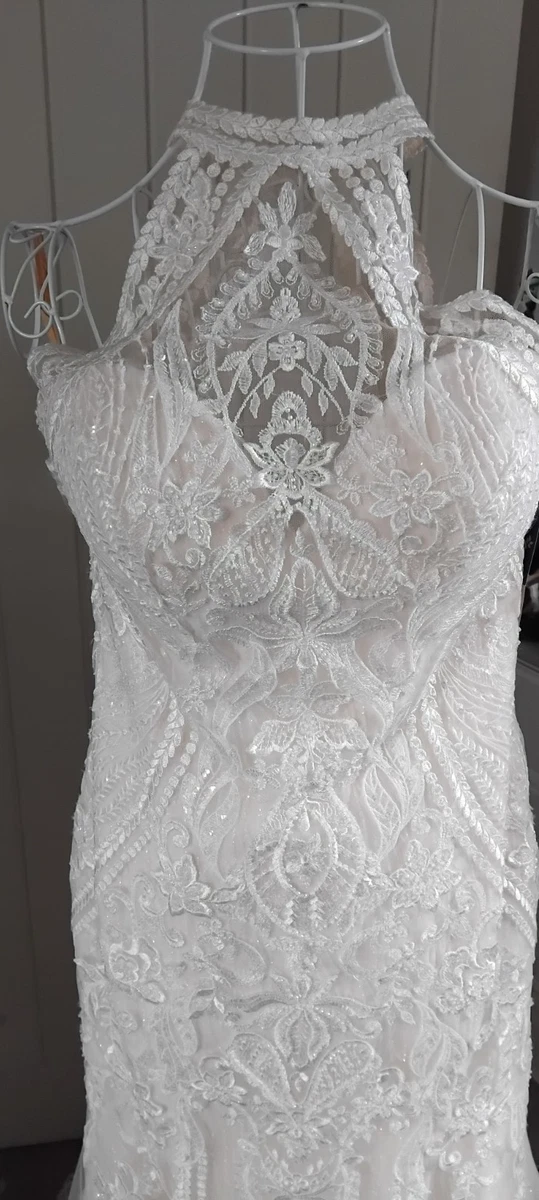 Lace Halterneck Wedding Dresses for sale