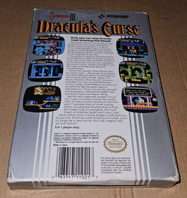 NES Castlevania III 3 Dracula's Curse CIB Complete Nintendo Entertainment System
