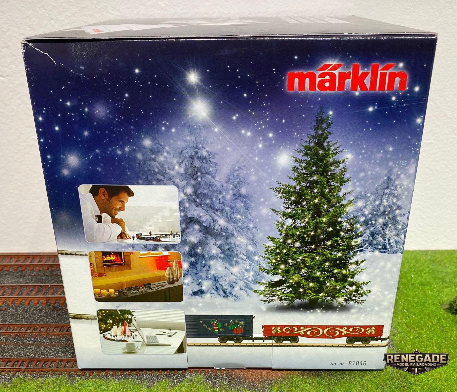 Marklin Z Scale 81846 Christmas Starter Set US 120V w/ Add-ons | eBay