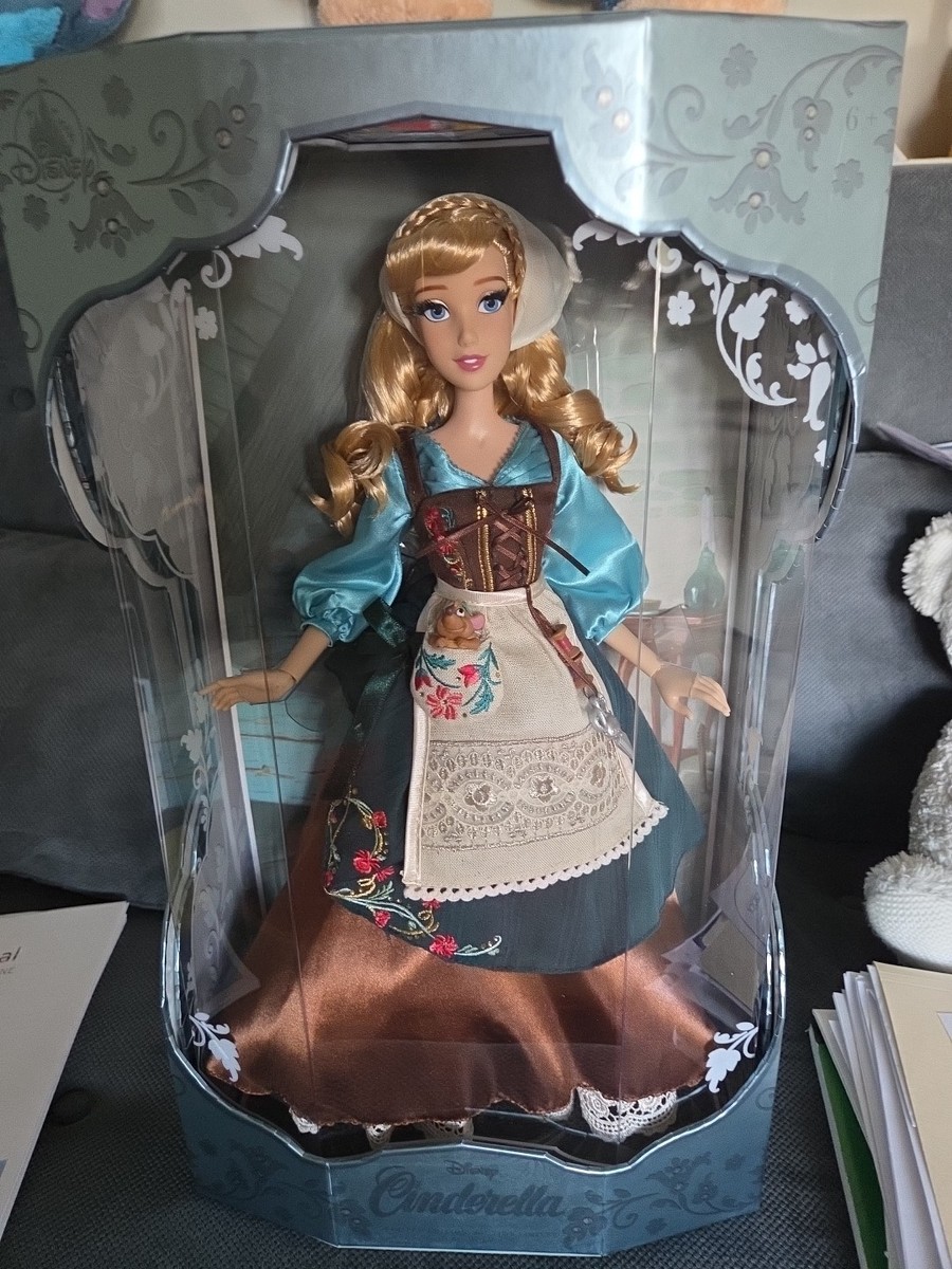 Disney Store Limited Edition Cinderella Rags Doll 70th Anniversary