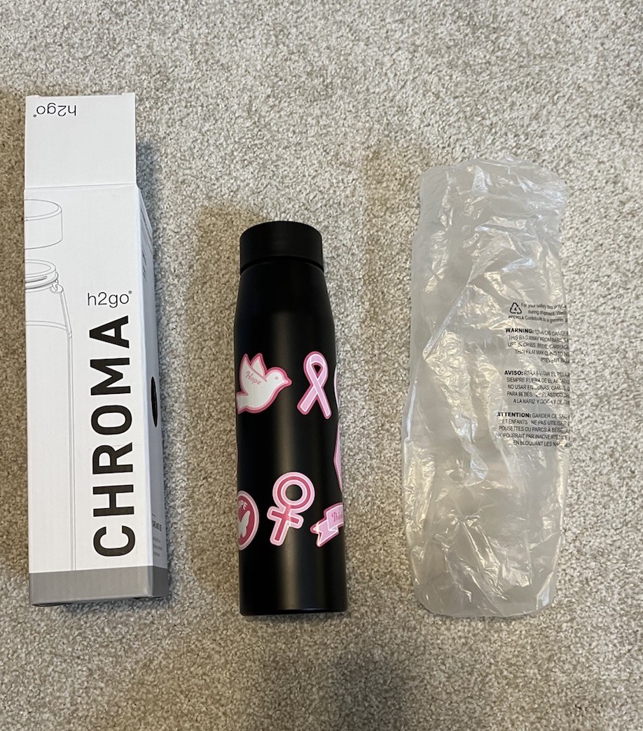 24oz Pink Breast Cancer Awareness Stickers