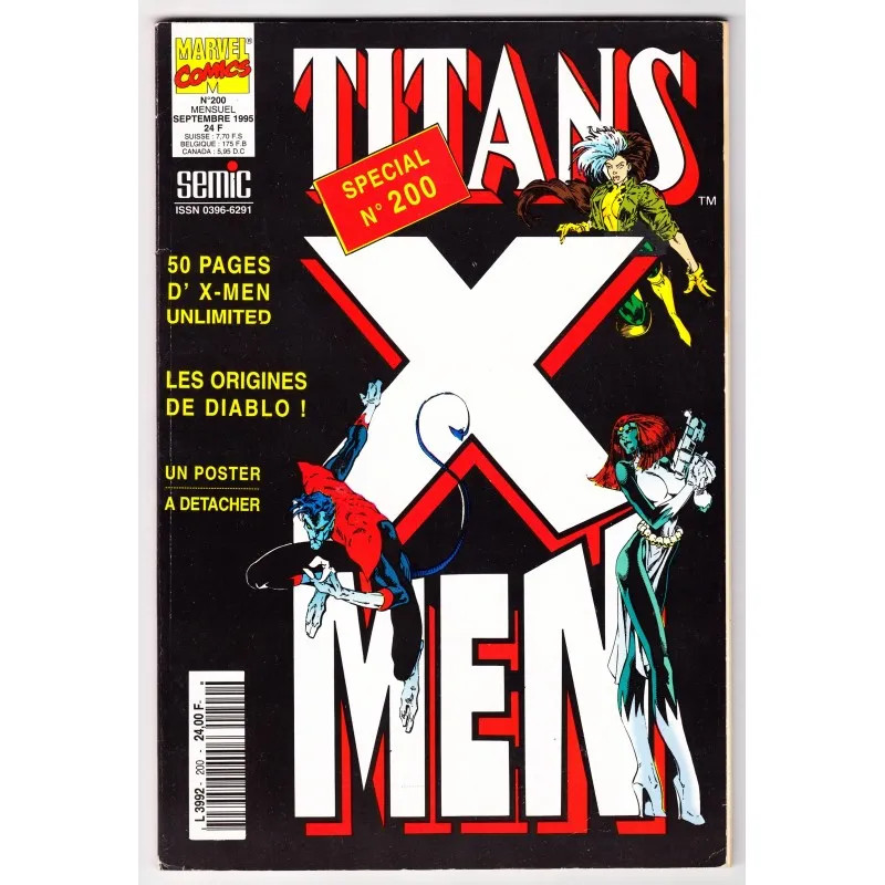 Titans N° 200 + Poster Attaché - Comics Marvel