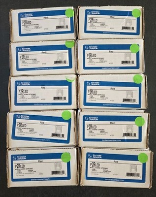 SYSTEM SENSOR P2RLED RED WALL MOUNT LED HORN/STROBE - BRAND NEW - 10 AVAILABLE