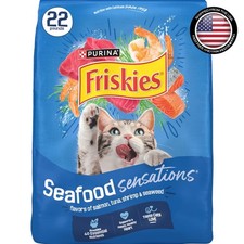 Nutritious 22lb Purina Dry Cat Food - Salmon, Tuna, Shrimp for Cats of All Ages 1.55 per pound