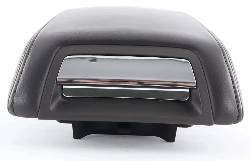 Lincoln MKT consola central 17-19 tapa de almacenamiento reposabrazos café gris oscuro cuero Foto 3 de 4