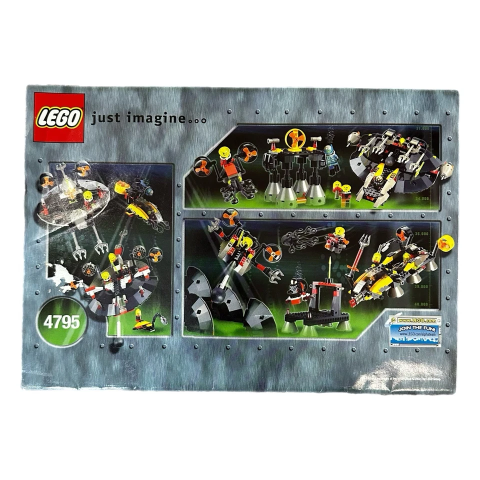 Lego Alpha Team Mission Deep Sea 4795 Ogel Underwater Base Instruction Manual - Image 2 of 4